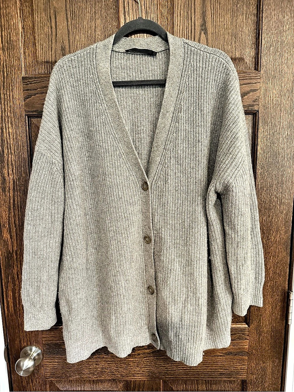 Jenni Kayne 100% Cashmere Cardigan in Gray Size XXL